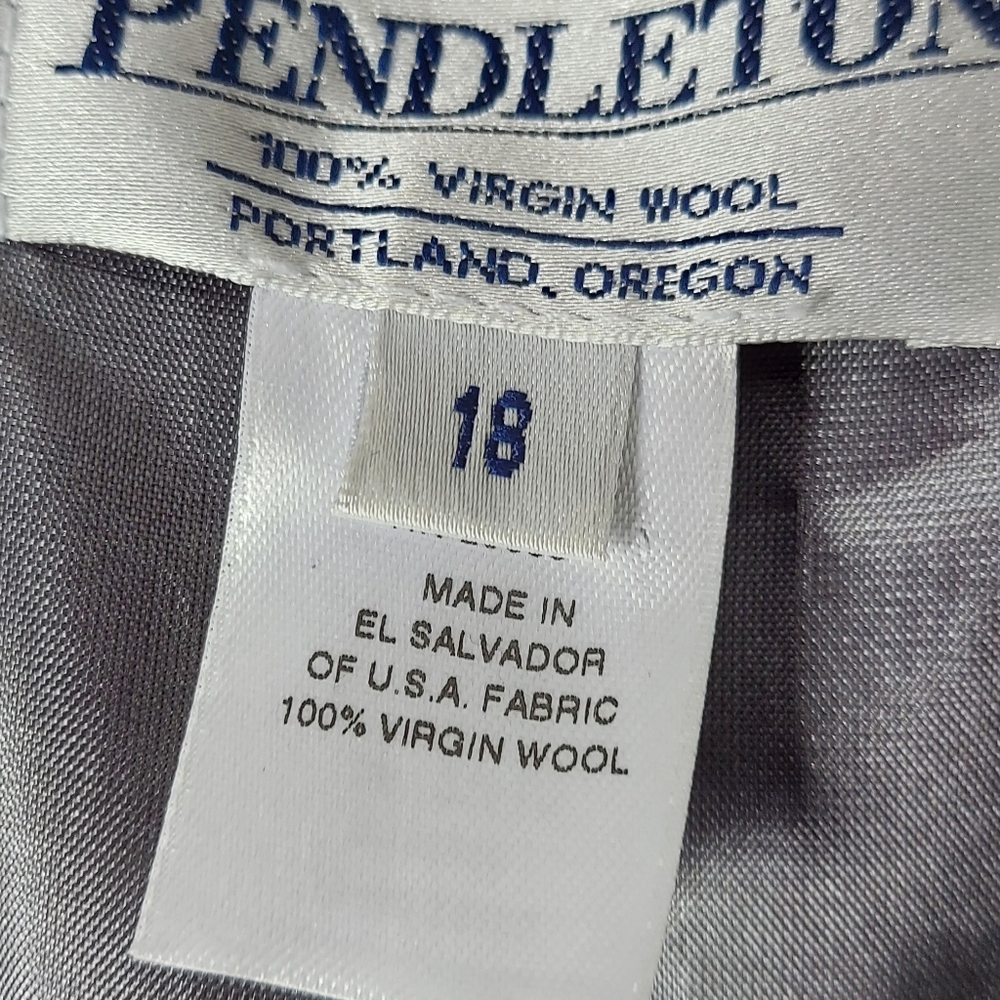 Pendleton Wool Jacket Size 18 Euc - image 3
